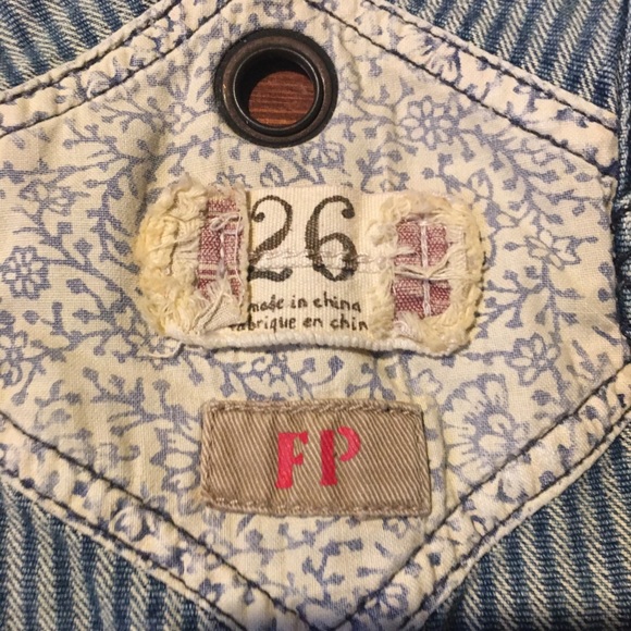 Free People Early 2000’s Jumper Overalls size 26 - Picture 3 of 5